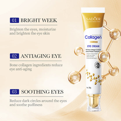 Crema de ojos de colágeno de Sadoer