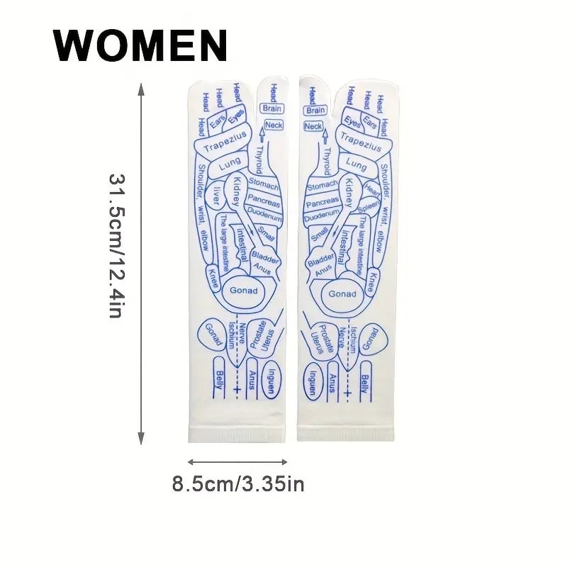 Buy 2 save 10%🔥Buy 3 save 15%🔥Reflexology Chart Socks