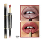 Double ended lipstick Automatic Lip Liner Matte Waterproof Non-fading Non-stick Lipstick