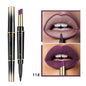 Double ended lipstick Automatic Lip Liner Matte Waterproof Non-fading Non-stick Lipstick