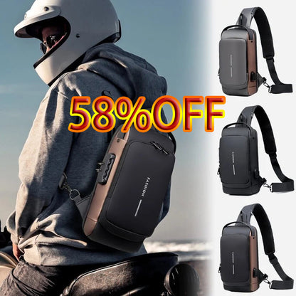 🔥Hot Sale🔥USB charging sport sling  Anti-theft shoulder bag