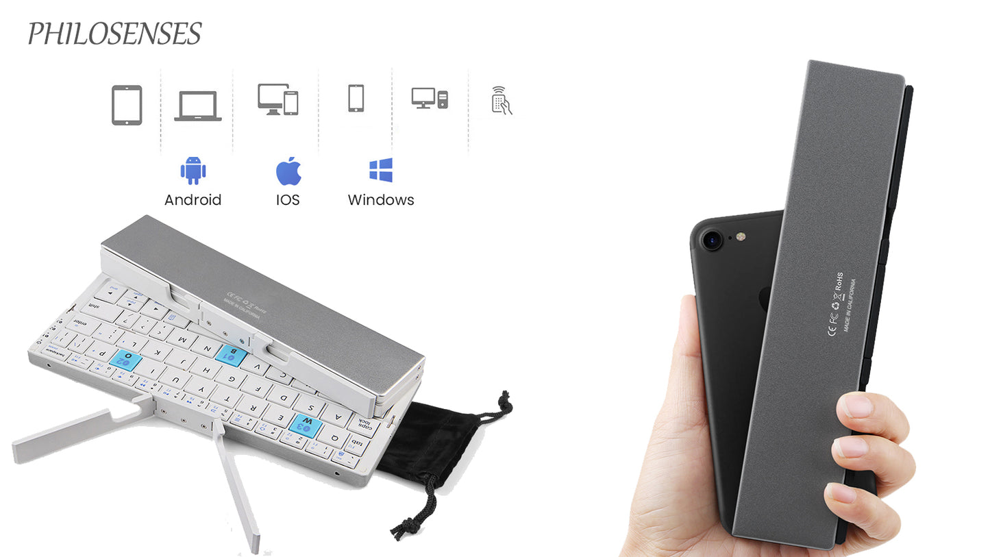 Beonway™ Pocket Wireless Bluetooth Keyboard