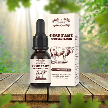 Official Brand Cow Fart Eczema Elixir 🍀 Natural Solution for All Skin Problems