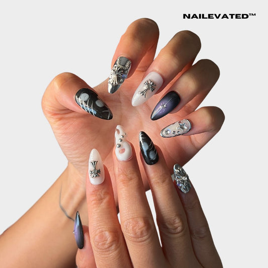 Custom Press-On Nails-[CHROME FEVER V2]