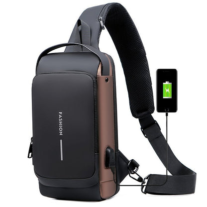 🔥USB charging sport sling  Anti-theft shoulder bag