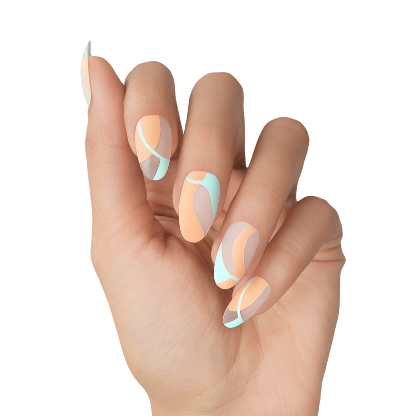 Custom Press-On Nails-[Waves]