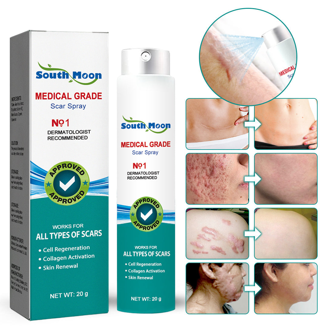 Advanced Scar Spray For All Types of Scars - For example Acne Scars, Surgical Scars and Stretch Marks