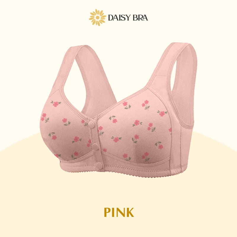 Daisy Bra - LAST DAY SALE 80% OFF - Comfortable & Convenient Front Button Bra