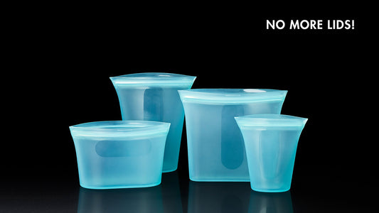 Reusable Containers Stand Up, Stay Open & Zip Shut