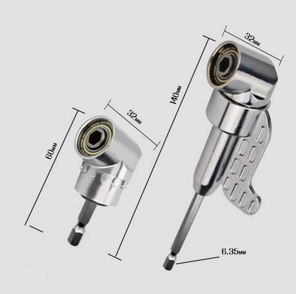 105 gradi Adattatore ad angolo destro Adattatore Adattamento del cacciavite Allegato di estensione del cacciavite