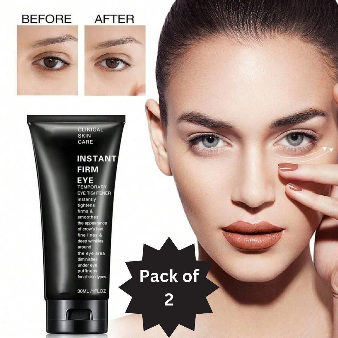 【Officiell varumärkesbutik】 Instant Wrinkle Eye Tighter Cream （✨Köp 2 få 1 gratis💕）