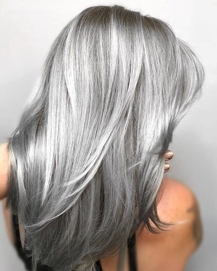 Silver Gray Natural Hair Dye Cream