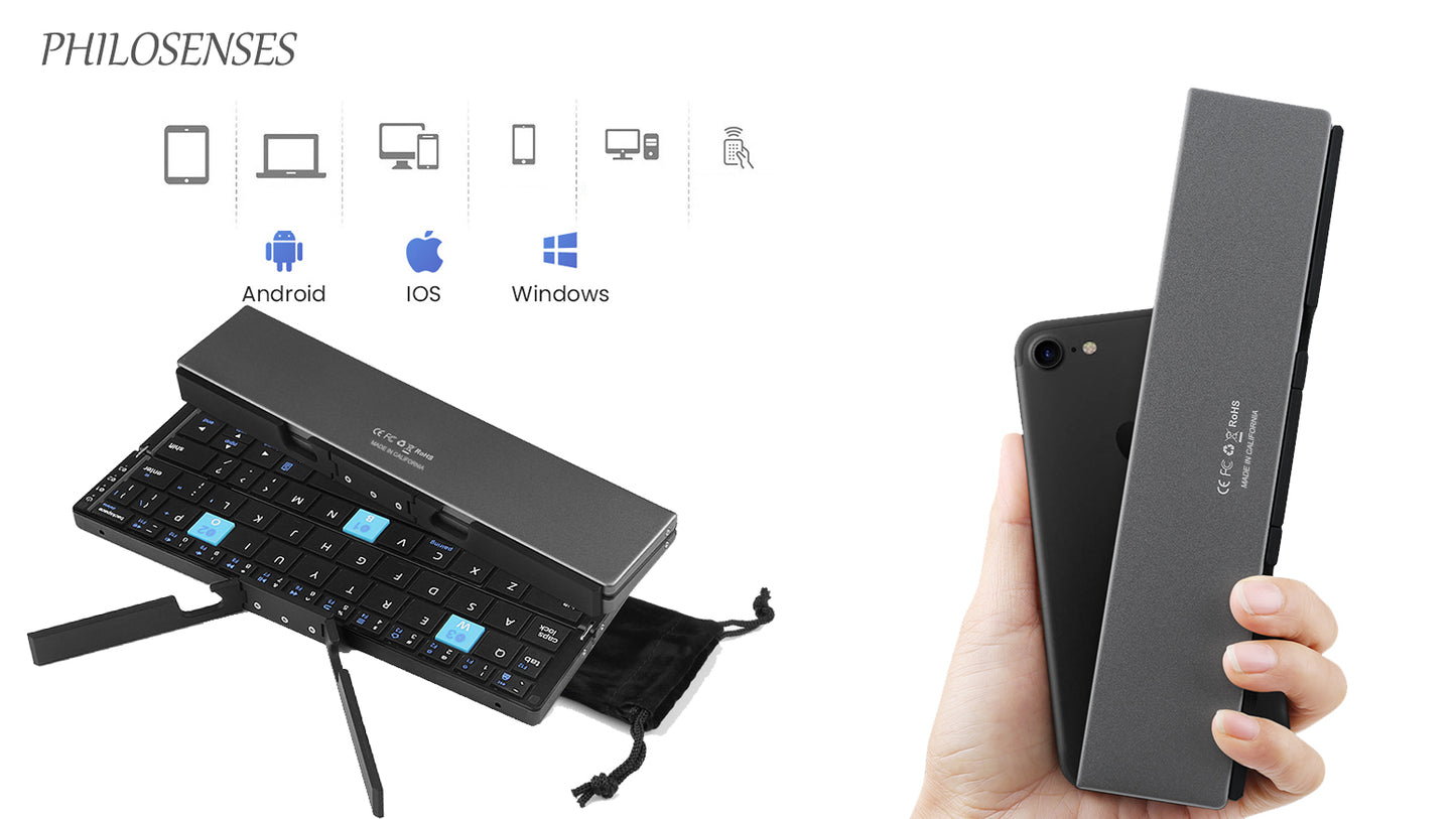 Beonway™ Pocket Wireless Bluetooth Keyboard