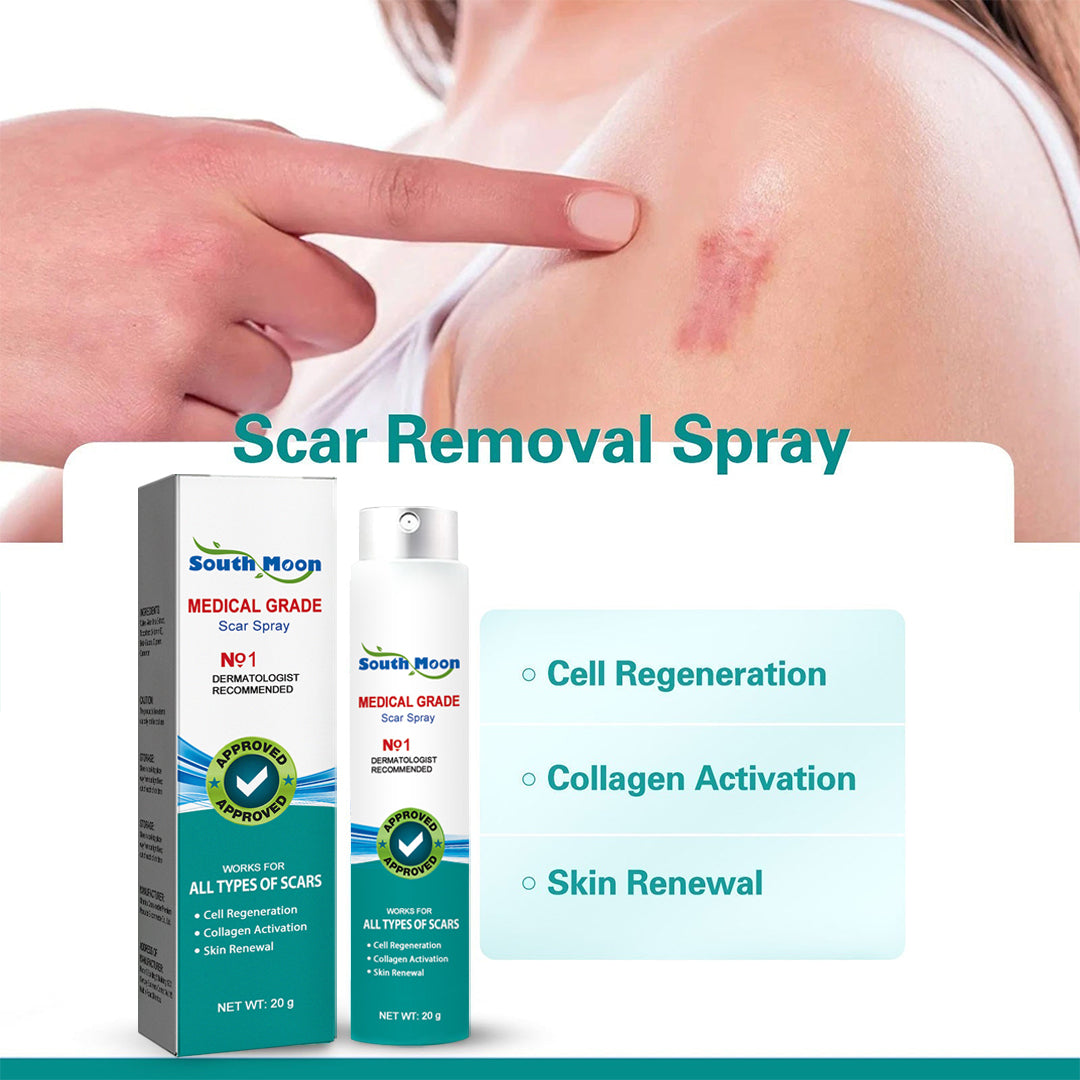 Advanced Scar Spray For All Types of Scars - For example Acne Scars, Surgical Scars and Stretch Marks