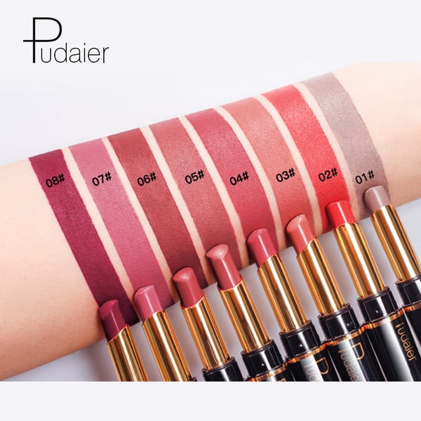 Double ended lipstick Automatic Lip Liner Matte Waterproof Non-fading Non-stick Lipstick