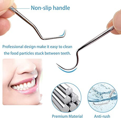 Stainless Steel Toothpick Set 7pcs Reusable