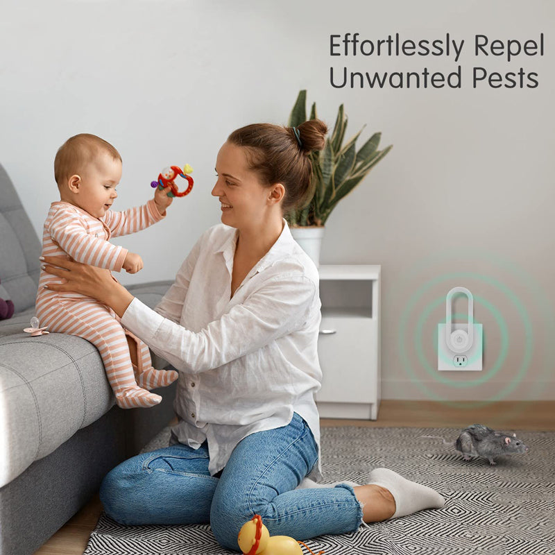 "Plug it!" 2 IN 1 Ultrasonic Pest Repeller