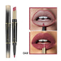 Double ended lipstick Automatic Lip Liner Matte Waterproof Non-fading Non-stick Lipstick