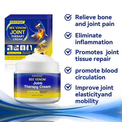 Fivfivgo™ Bee Venom Joint Therapy Cream: Relieves stiffness and swelling