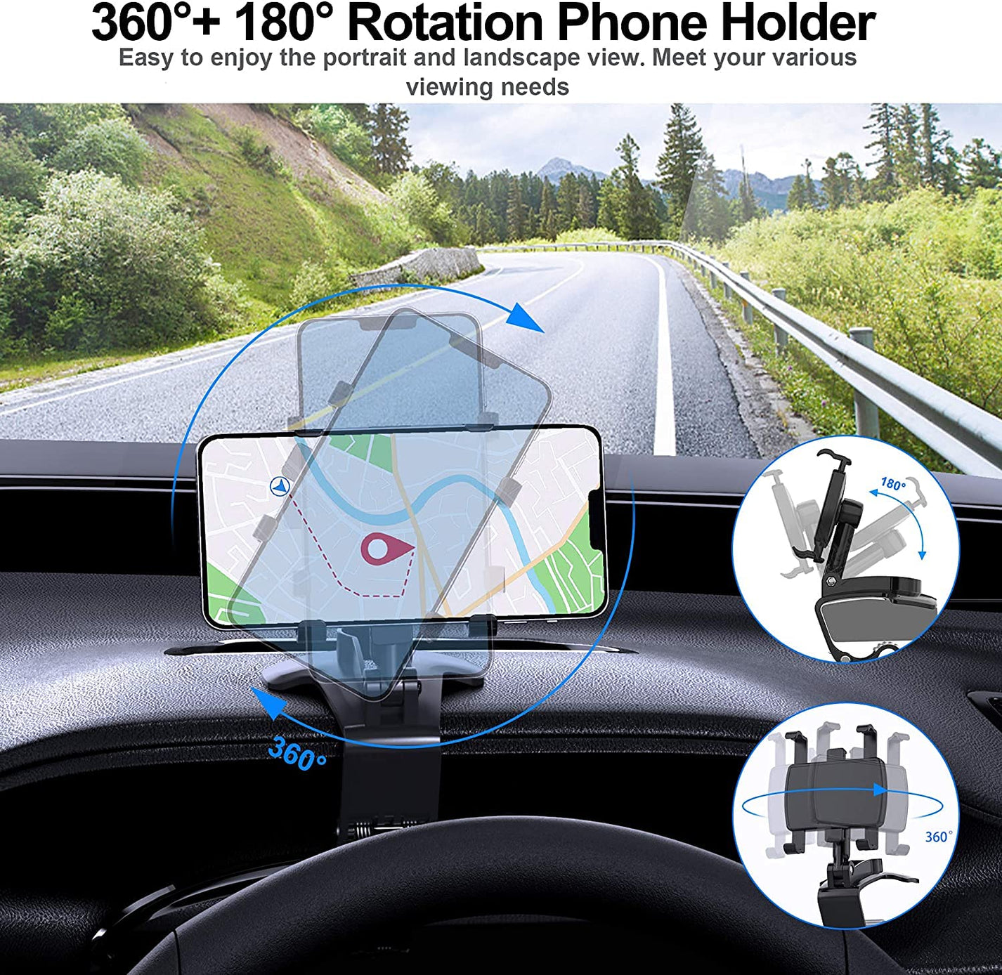 Multifunctional Car Dashboard Mobile Phone Holder