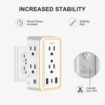 Multi Plug Outlet Surge Protector