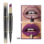 Double ended lipstick Automatic Lip Liner Matte Waterproof Non-fading Non-stick Lipstick