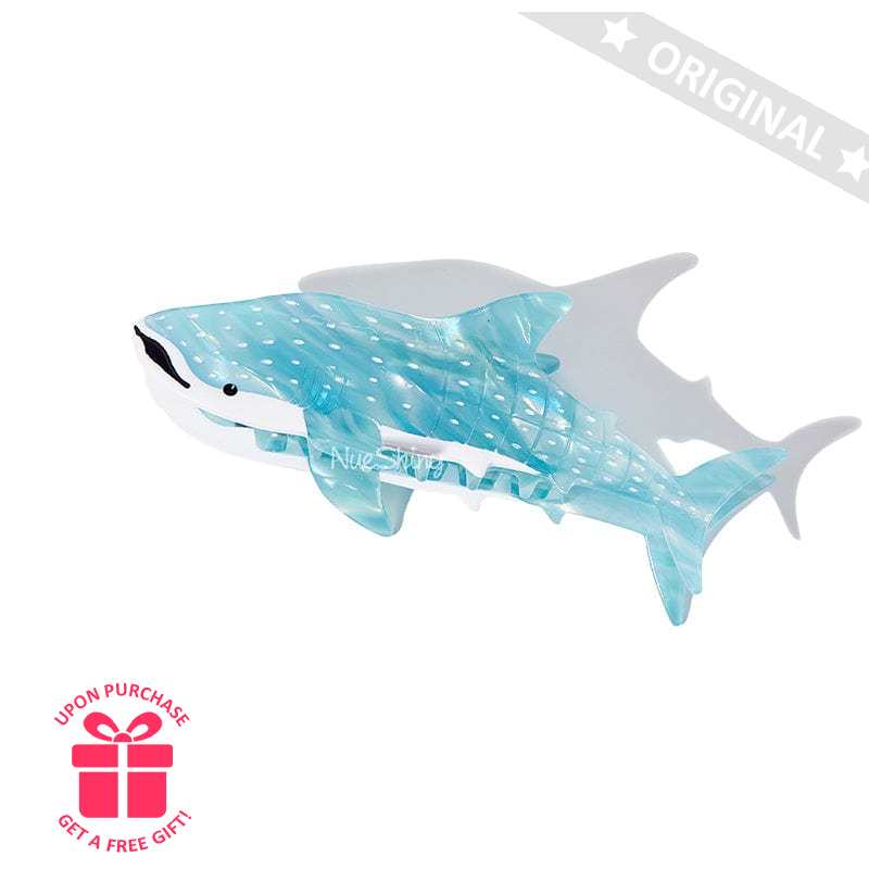 Diamond Blue Whale Shark Ocean Series Haarklaue