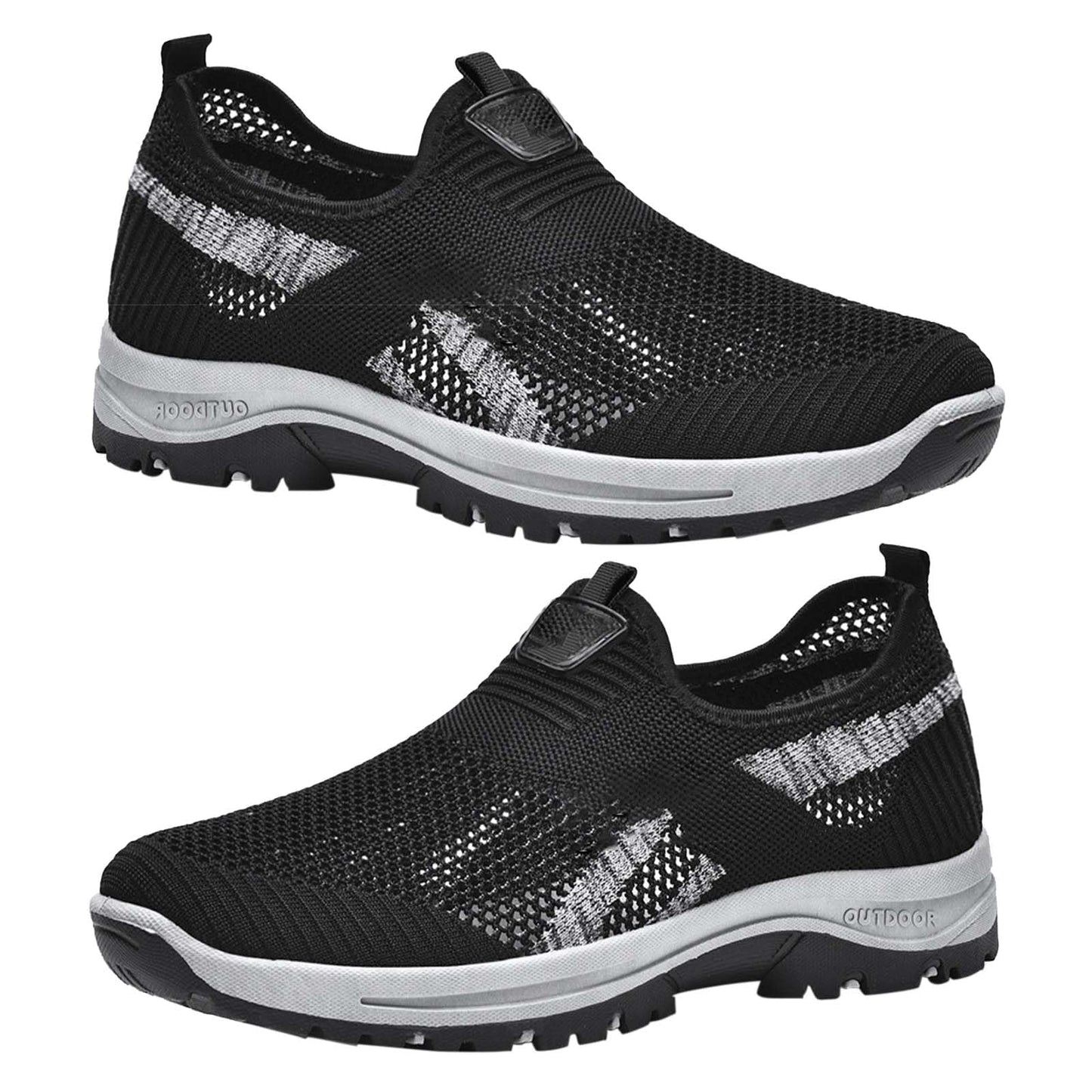 Men's Walking Shoes Breathable Non-slip Men's Sports Shoes Slip-on Shoes