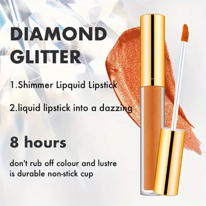 Metallic Liquid Diamond Glitter Lipstick