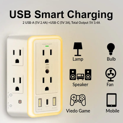 Multi Plug Outlet Surge Protector