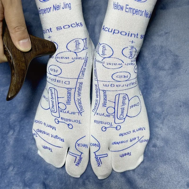 Buy 2 save 10%🔥Buy 3 save 15%🔥Reflexology Chart Socks