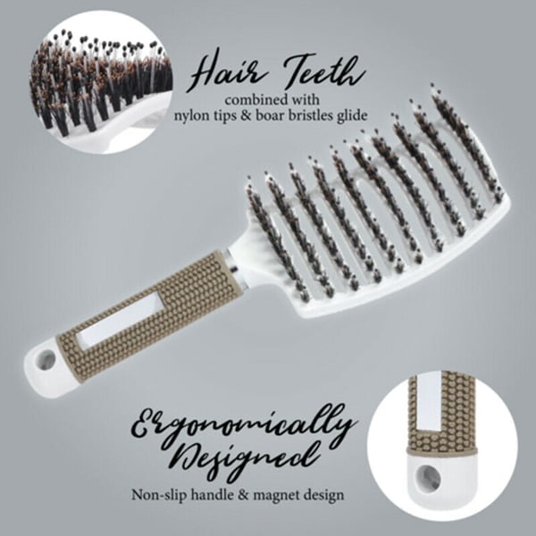 Bristle Nylon Hairbrush