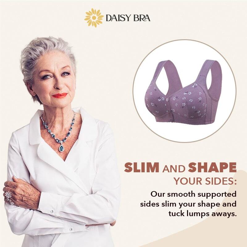 Daisy Bra - LAST DAY SALE 80% OFF - Comfortable & Convenient Front Button Bra