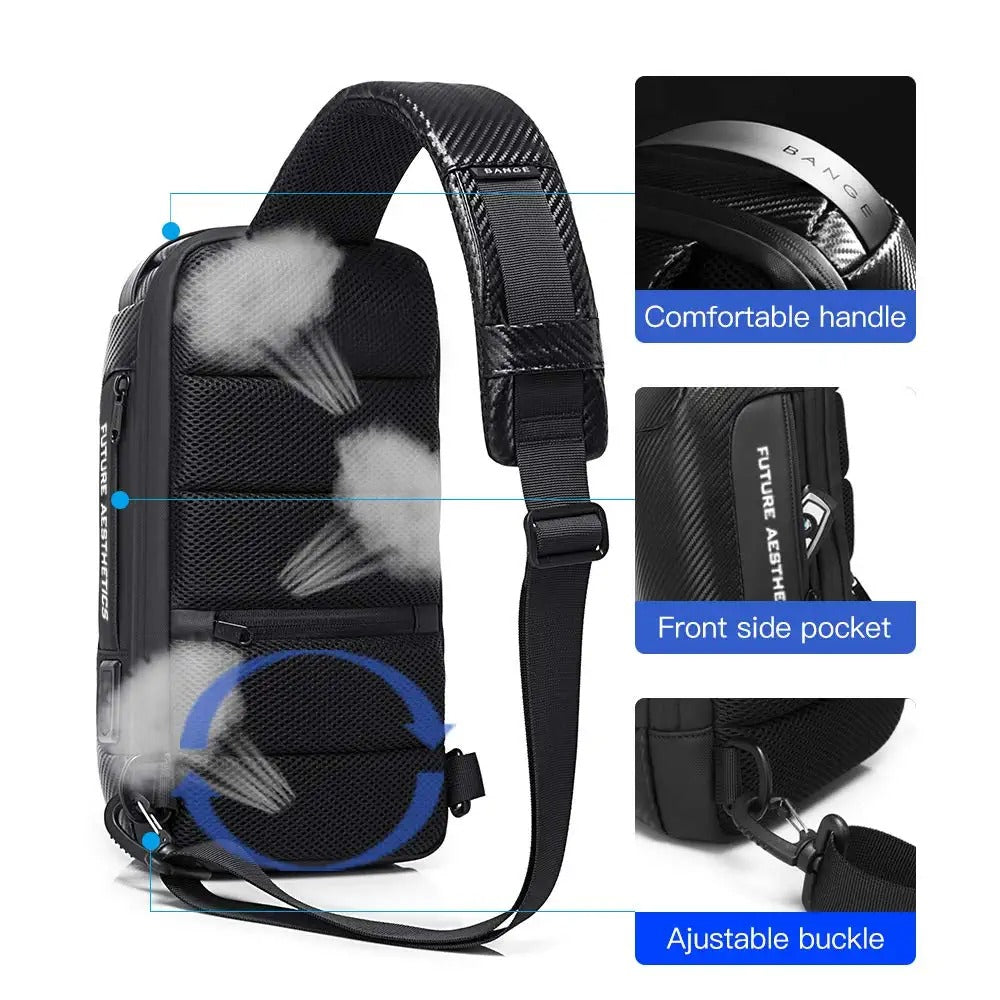 🔥Hot Sale🔥USB charging sport sling  Anti-theft shoulder bag