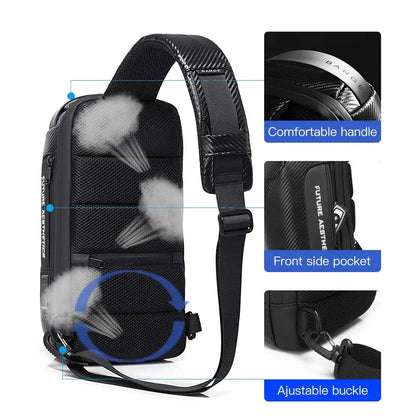 🔥USB charging sport sling  Anti-theft shoulder bag