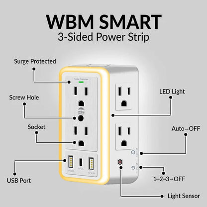 Multi Plug Outlet Surge Protector