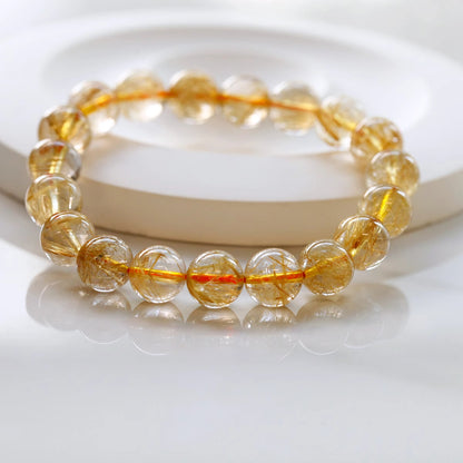 Golden Whispers: Brazilian Cat's Eye Crystal Elegance