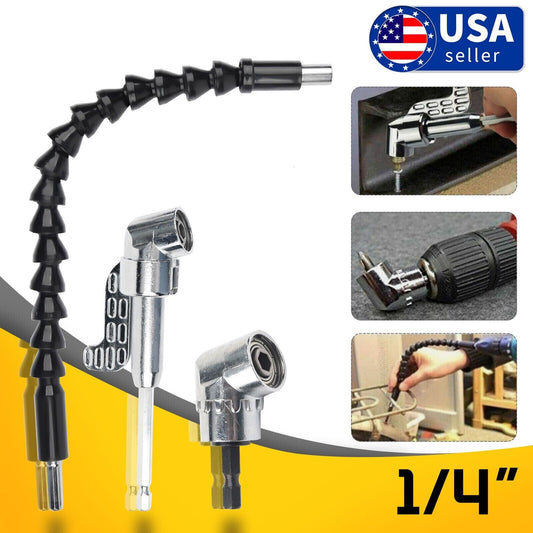 105 stupňů pravého úhlu adaptéru adaptéru Power Screwdriver Drill Extension Připevnění