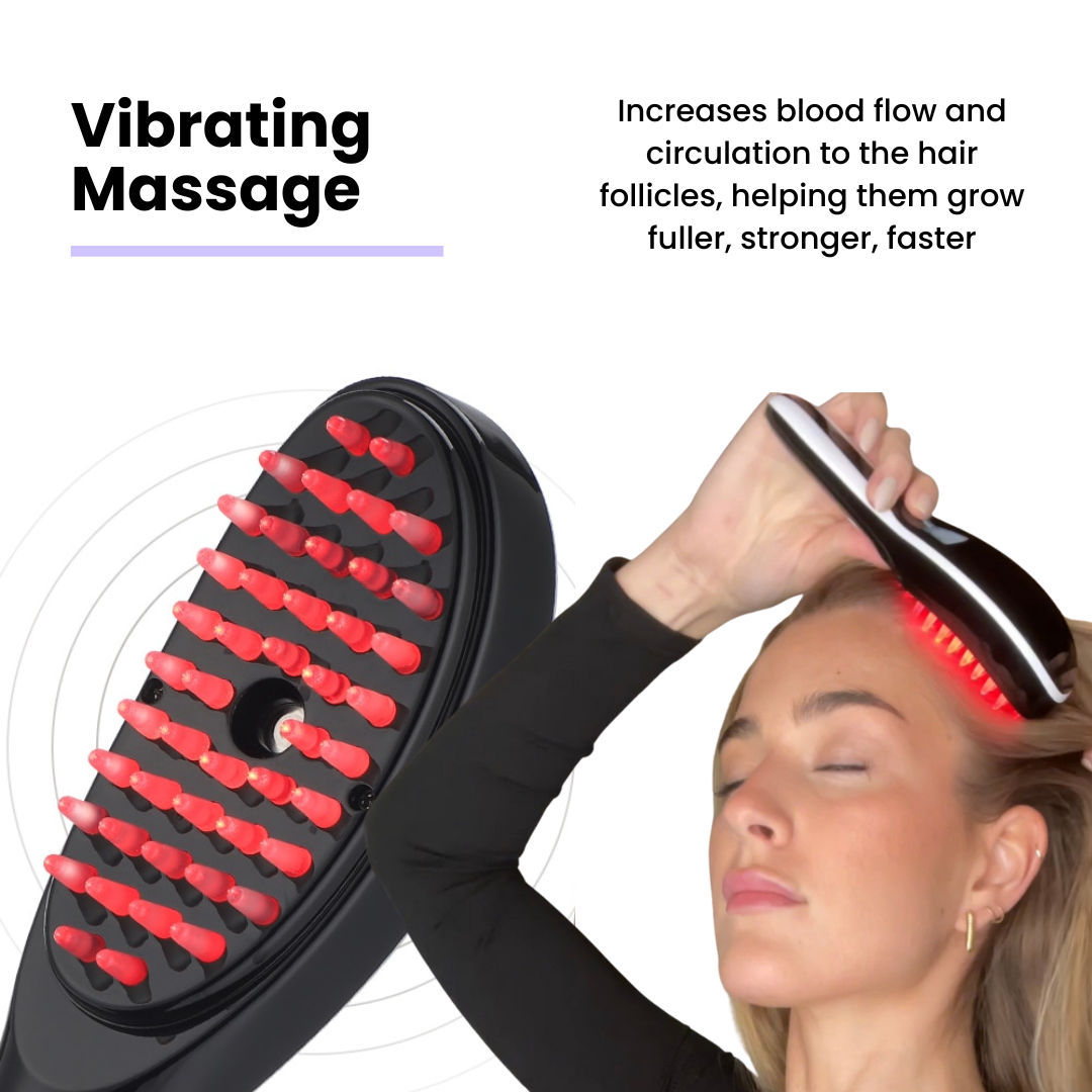 Originele blauwe lichttherapie massageborstel