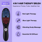 Originele blauwe lichttherapie massageborstel