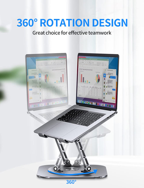 Base360 ° justerbar bärbar datorstativ