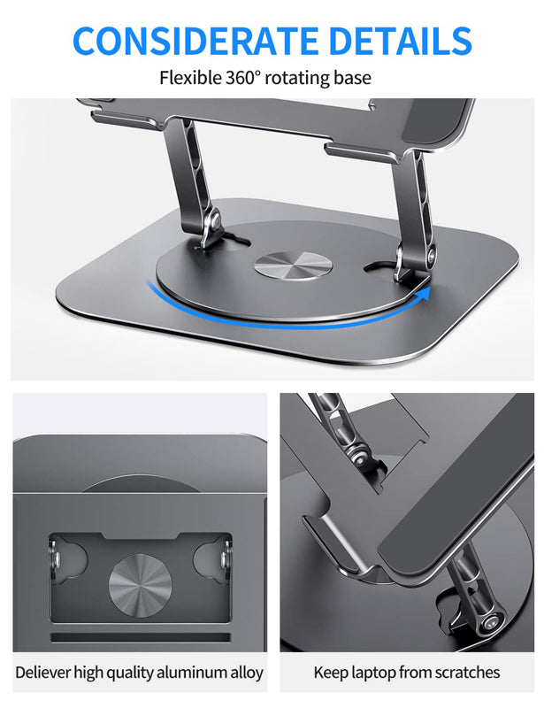 Base360 ° de soporte de computadora portátil ajustable