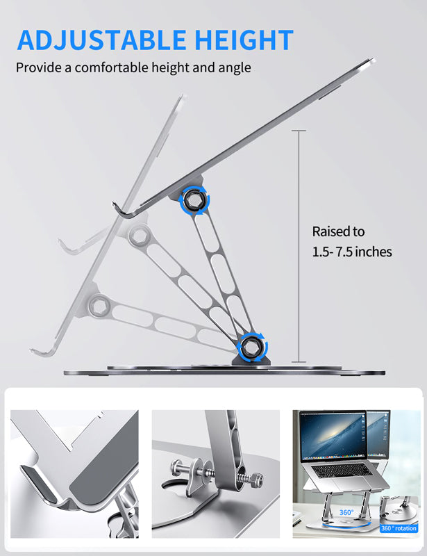 Base360 ° nastavitelný stojan na notebook