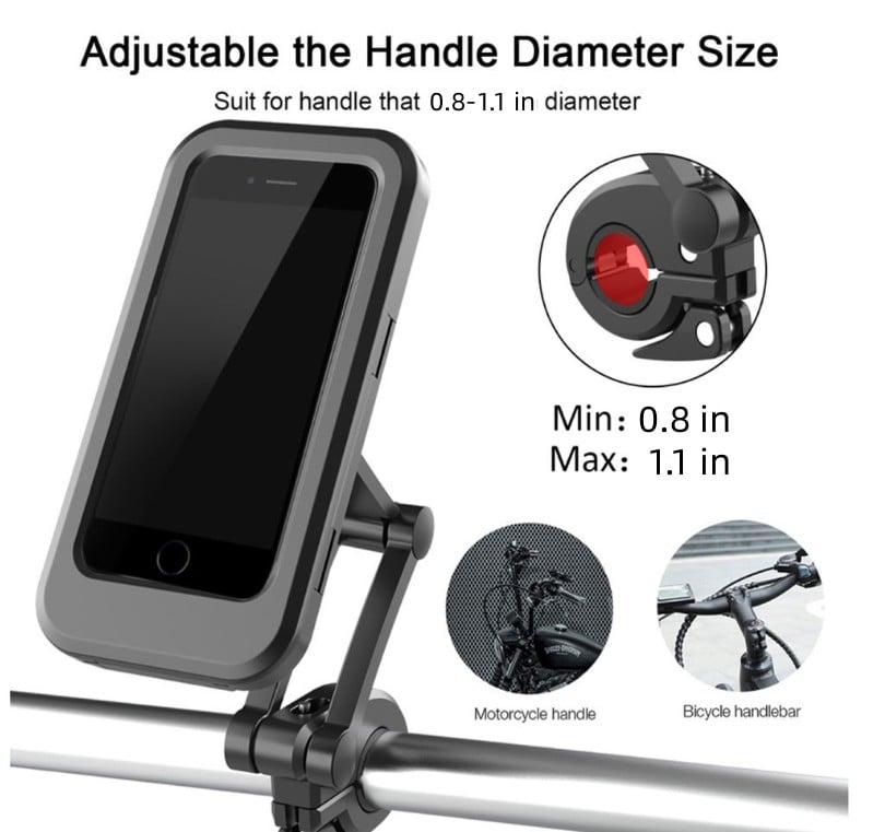 🔥Last Day Promotion 49%OFF🔥Waterproof Bicycle & Motorcycle Phone Holder