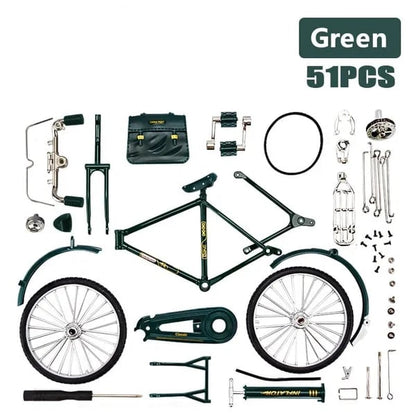 (🌲Tidlig julesalg- Spar 48% avslag) -Diy Bicycle Model Scale (Kjøp 2 Få gratis frakt)